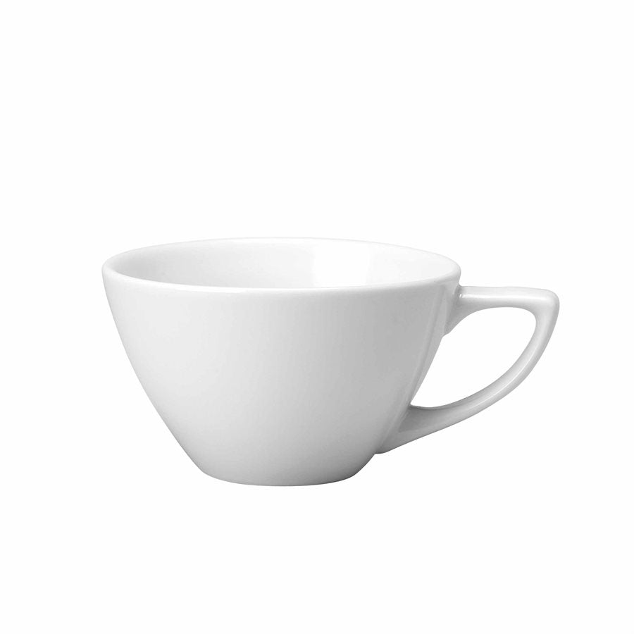 Premium Churchill Ultimo 10 Oz White Ceramic Americano Coffee Cups - Set of 24 for Restaurants, Cafes & Home Use - Durable & Stylish Coffee Mugs for Espresso, Latte & Hot Beverages