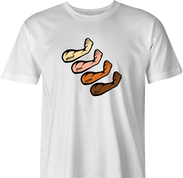 Sweet Four Arms Bro - Stylish and Comfortable T-Shirt for Men | Perfect for Casual Wear, Gym, and Street Fashion