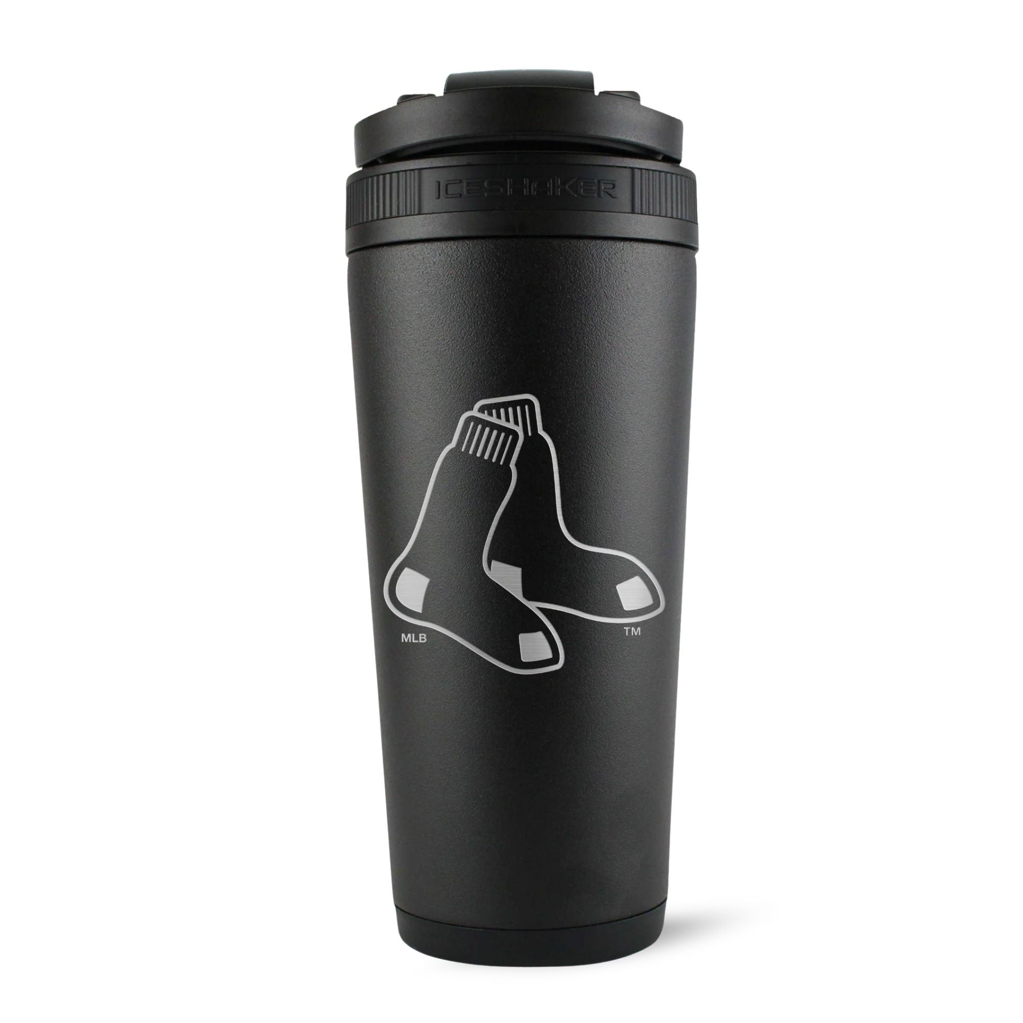 Official Boston Red Sox 26oz Insulated Stainless Steel Water Bottle - Leakproof Sports Shaker Cup for Gym, Workouts & Outdoor Activities