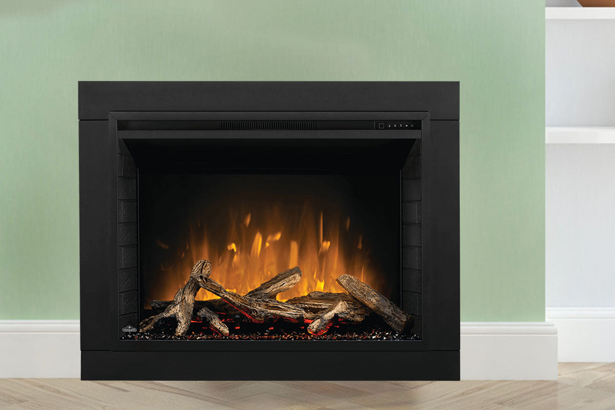 Napoleon Element 42-Inch Dual Voltage Built-In Electric Fireplace Insert - Perfect for Living Rooms, Bedrooms & Home Decor