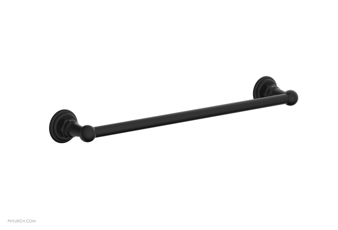 HEX TRADITIONAL 18-Inch Chrome Towel Bar - Bathroom Towel Rack for Hand & Bath Towels - Perfect for Modern & Traditional Bathrooms (50070)