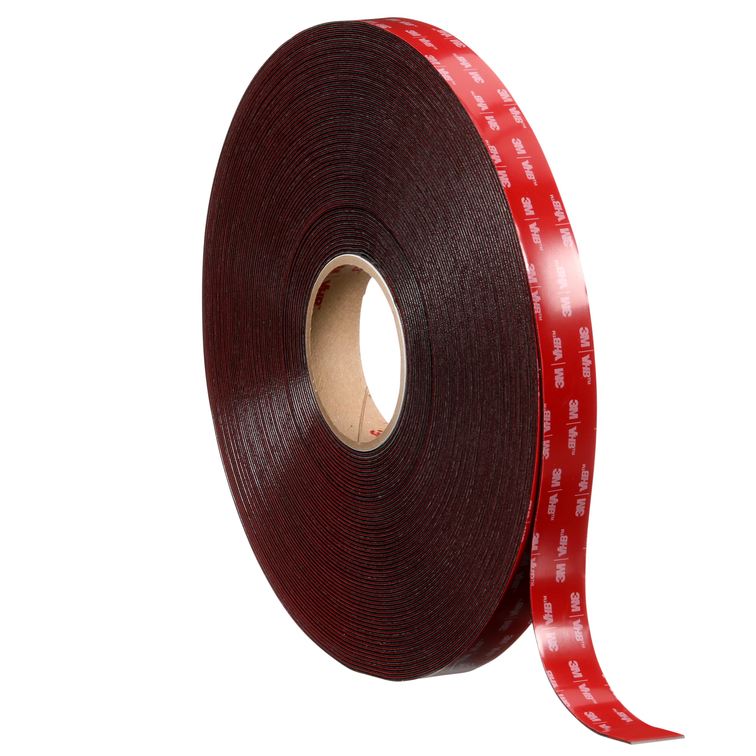 3M VHB 56383 Heavy Duty Double Sided Tape - 1 Inch x 72 Yards, 25.0 Mil Thick, Industrial Strength Adhesive (Pack of 2) - Perfect for Mounting Signs, Mirrors, Automotive Trim & Home Decor Projects