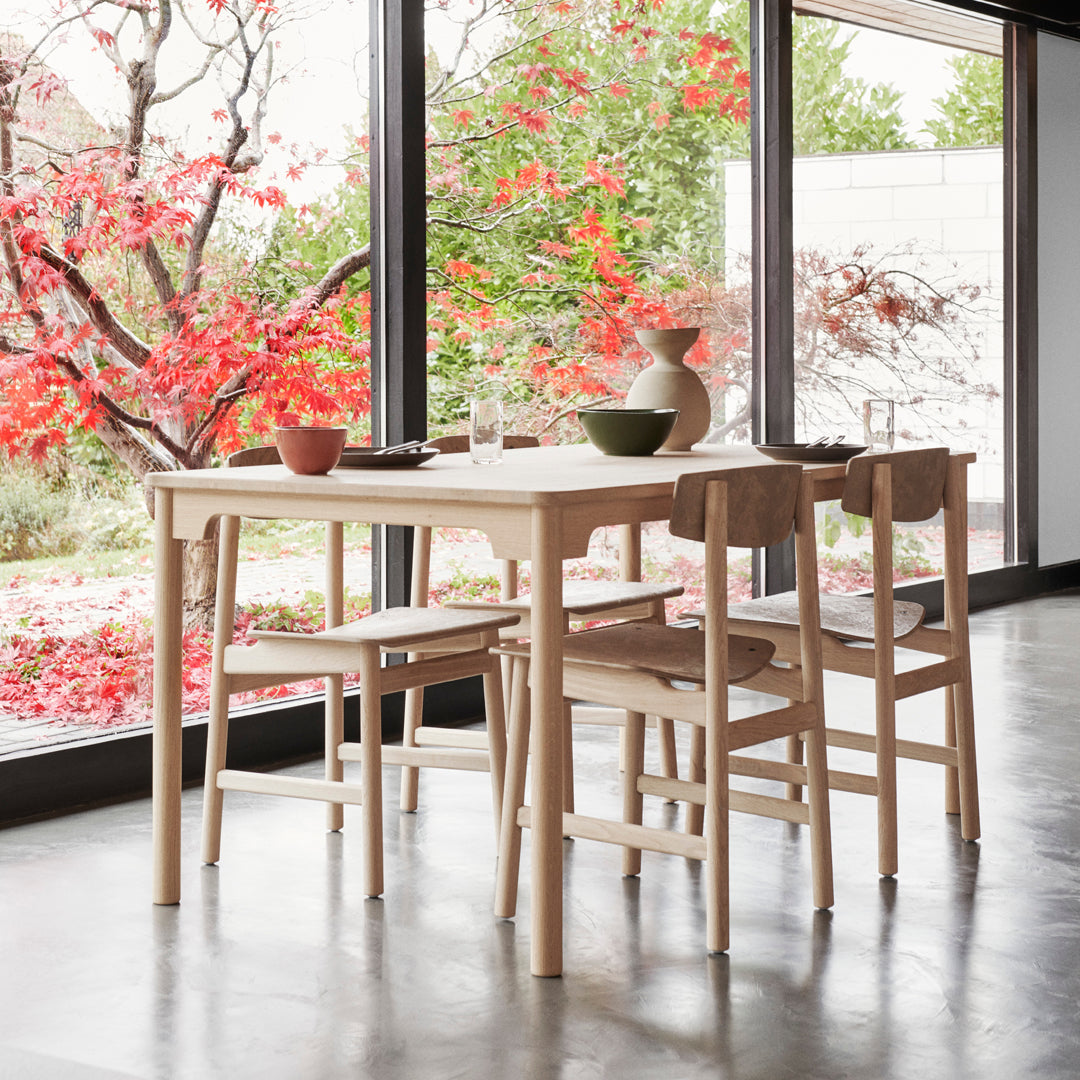 Eco-Friendly Modern Dining Chair - Sustainable Wooden Seat for Kitchen, Dining Room & Office - Comfortable & Stylish Home Furniture