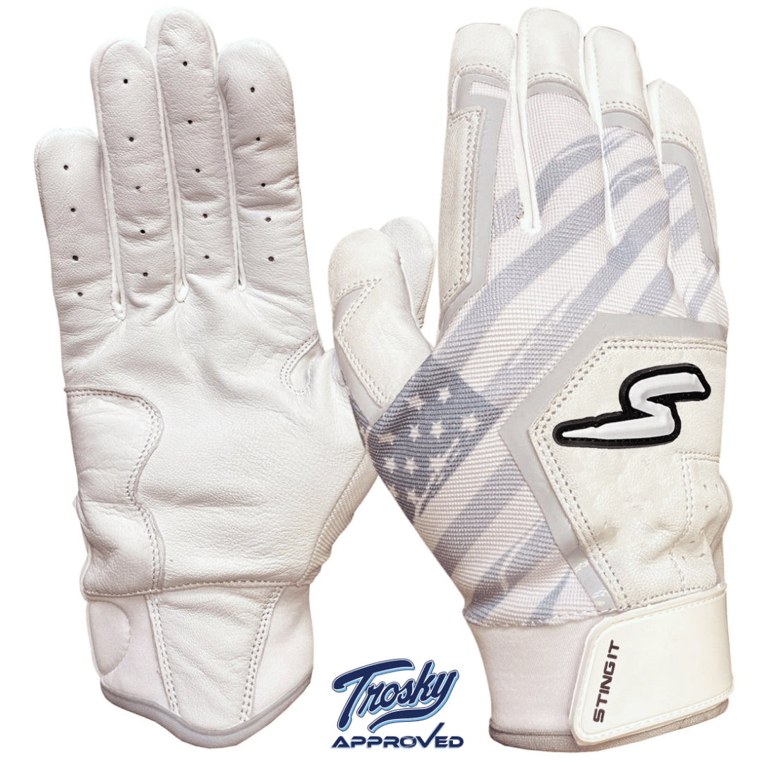 Sting Squad Batting Gloves ICE USA - Premium Baseball Batting Gloves for Men & Women - Perfect for Training, Games & Outdoor Sports