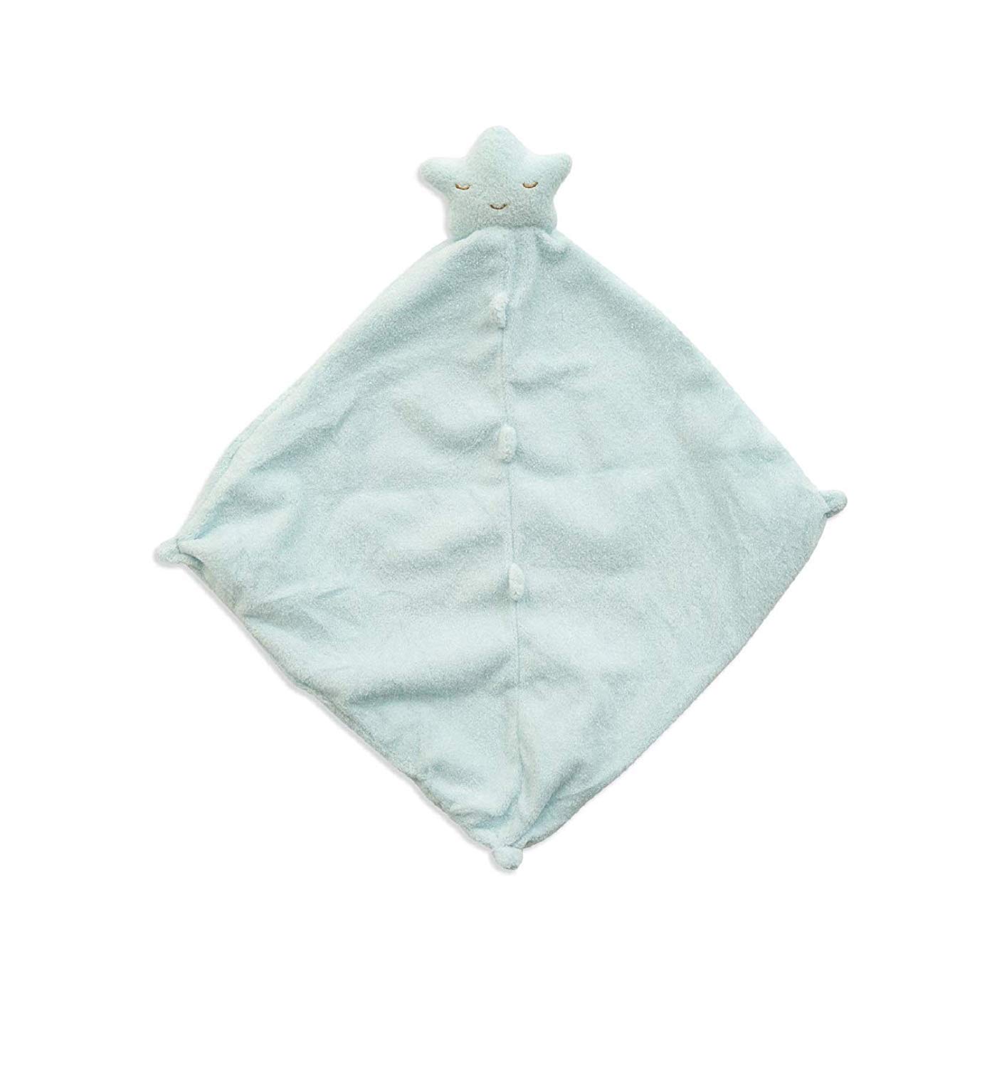 Angel Dear Blue Star Cuddle Twins Blankie Set - Soft Baby Security Blanket for Boys & Girls - Perfect for Nursery, Travel & Comfort
