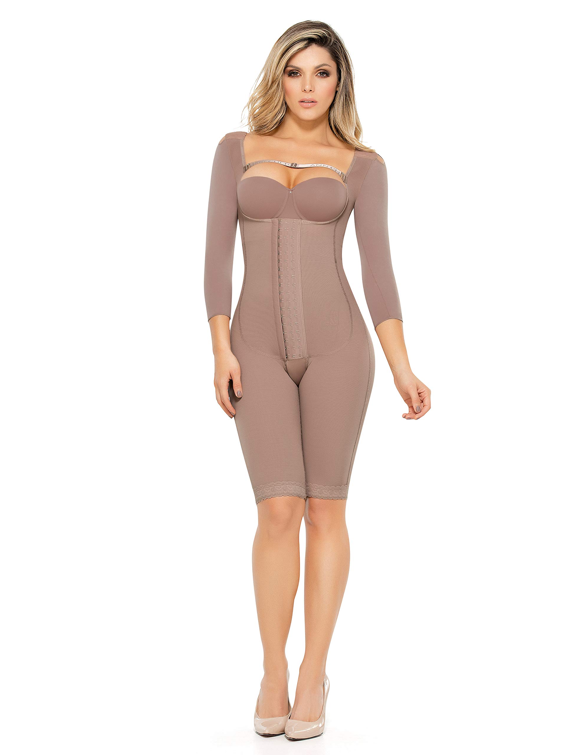 Ann Chery 5177 Angelique Bustless Bodysuit with Removable Chest Straps - Perfect for Shapewear, Lingerie & Special Occasions