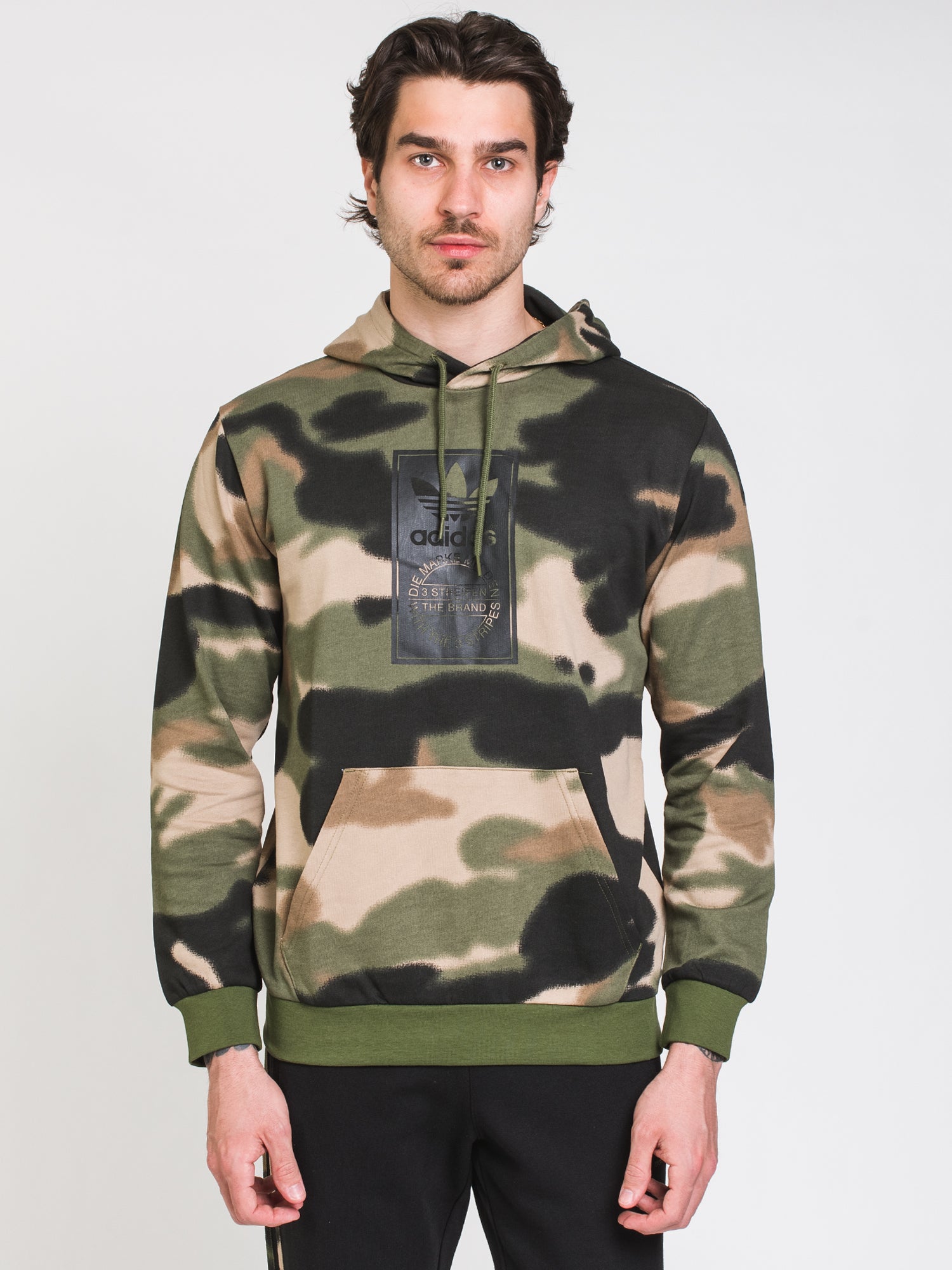 Adidas Camo Pullover Hoodie for Men & Women - Lightweight, Comfortable, Stylish - Perfect for Gym, Running, and Casual Wear