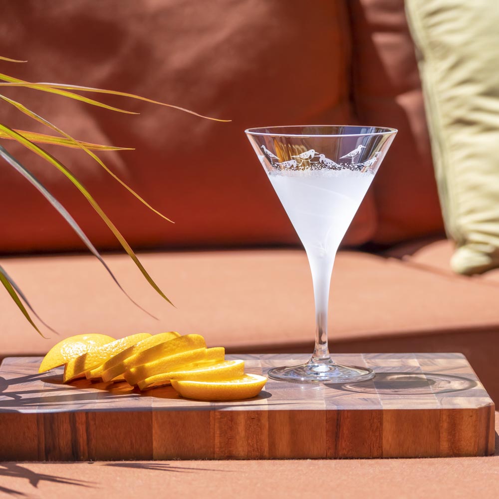 Premium 7.5oz Martini Cocktail Glasses Set of 2 - Elegant Barware for Home Entertaining, Dinner Parties & Romantic Date Nights
