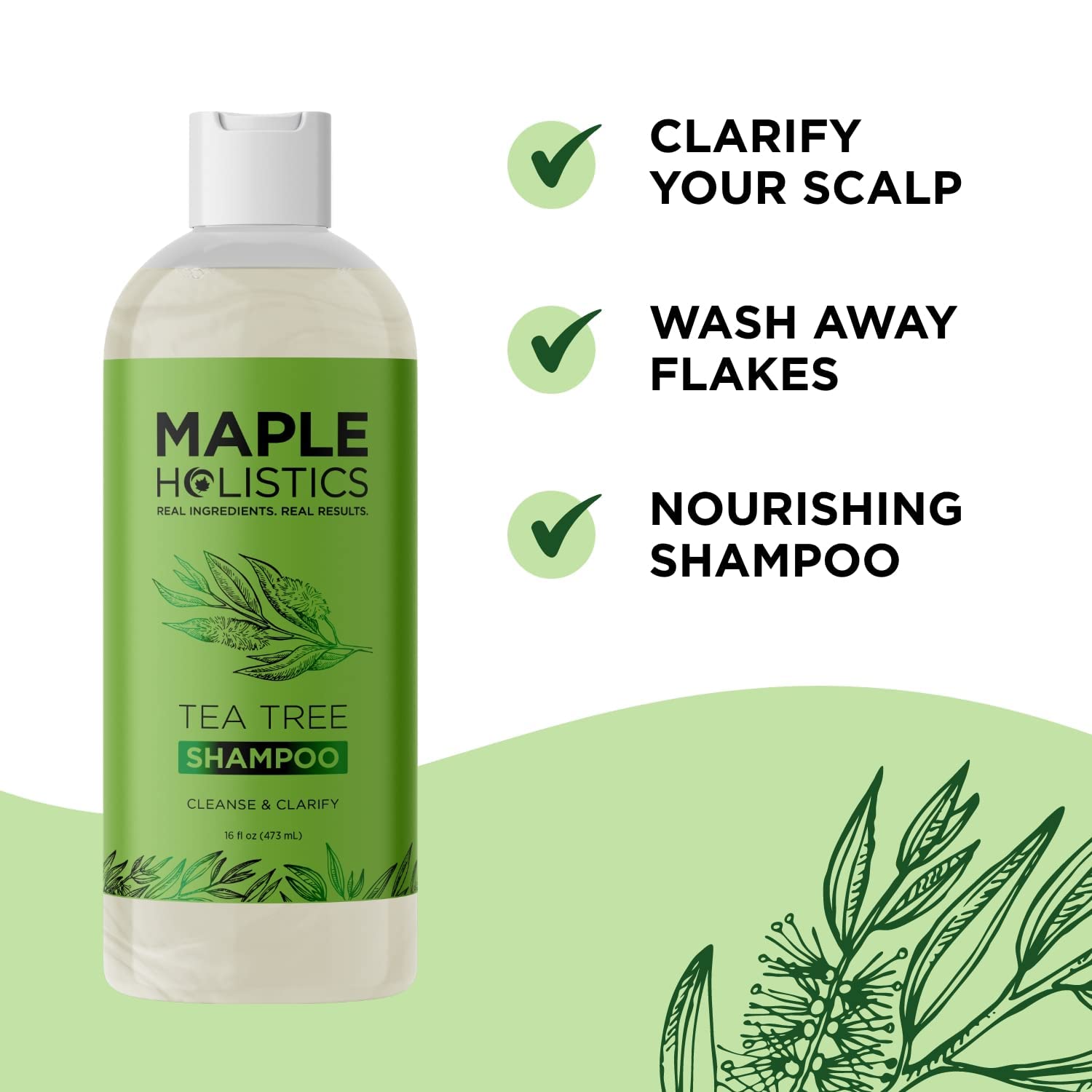 Tea Tree Oil Shampoo & Body Wash Set - Deep Cleansing for Dry & Oily Skin & Hair with Essential Oils | Refreshing Shower Routine for Men & Women | Perfect for Daily Aromatherapy & Scalp Care