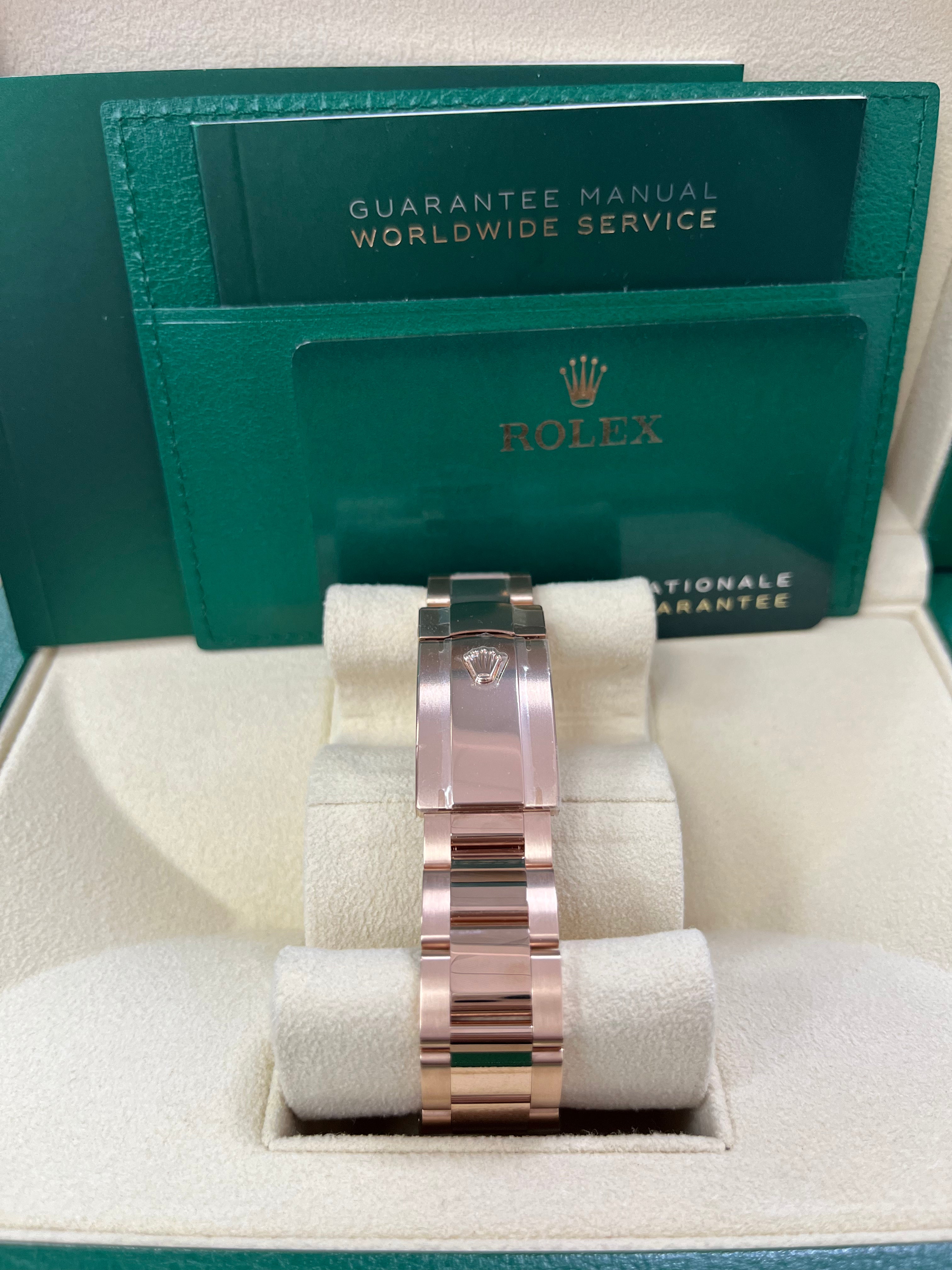 Luxury Rolex Sky Dweller Rose Gold Watch with Dark Rhodium Index Dial & Oyster Bracelet (Ref# 326935) - Perfect for Business Meetings, Formal Events & Luxury Collectors