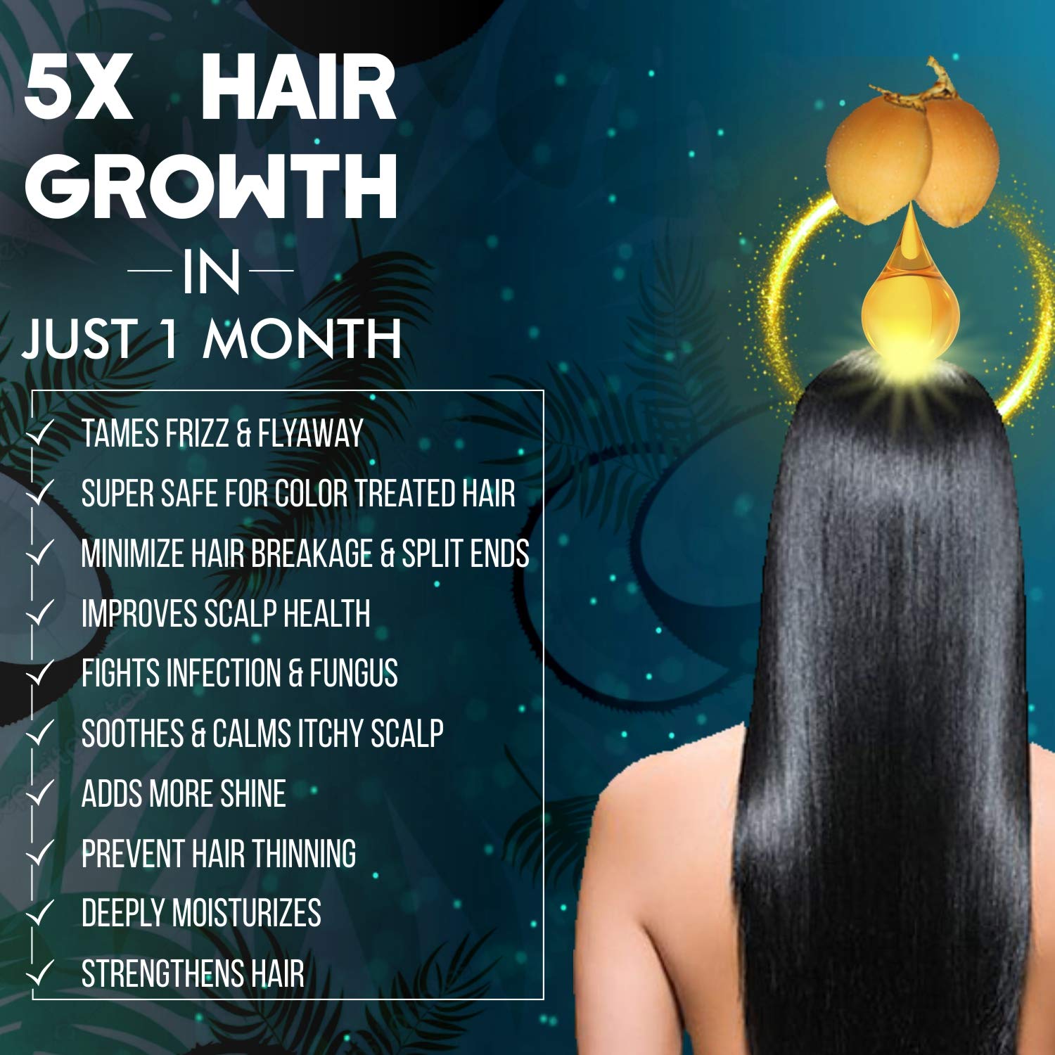Organic Coconut Oil for Hair & Skin - 100% Pure, Cold-Pressed, 100ml - Perfect for Moisturizing, Cooking & DIY Beauty Recipes