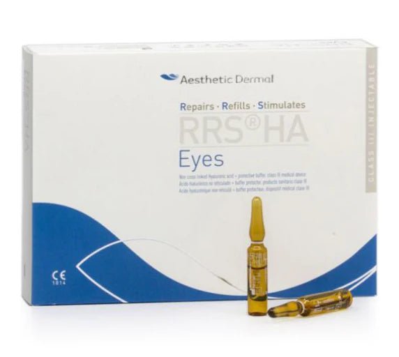 Aesthetic Dermal RRS HA Eyes 12x1.5ml Transparent Hyaluronic Acid Eye Serum - Repair, Refill & Stimulate (1 Box) | Dark Circle Treatment & Anti-Aging for Daily Skincare Routine