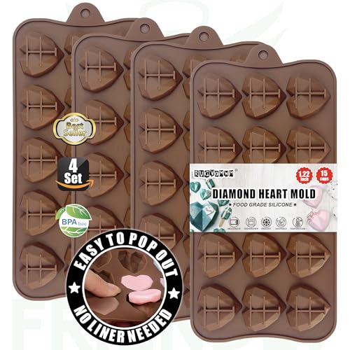 Diamond Heart - 4Pack