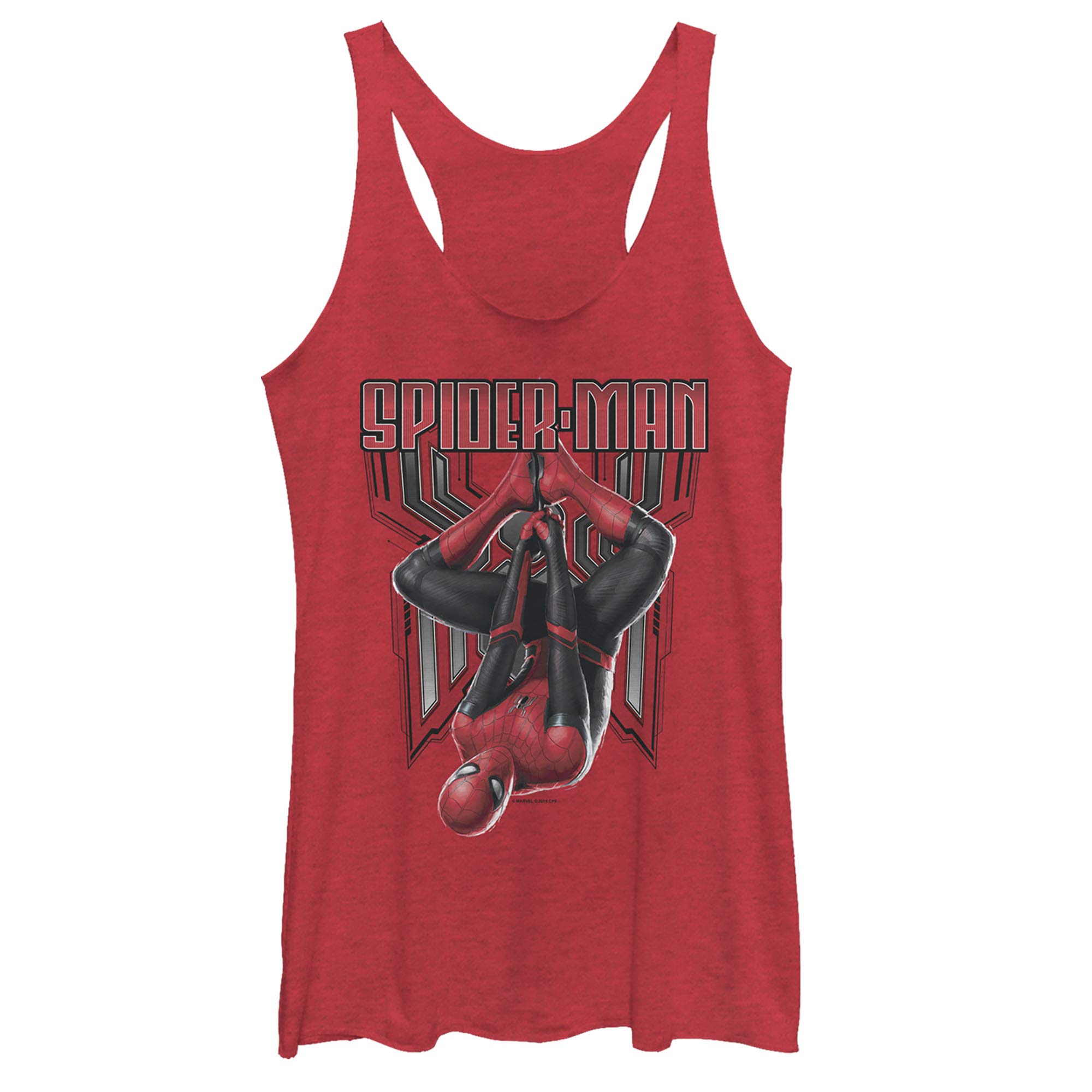Marvel Superhero Women's Racerback Tank Top - Comfortable Graphic Tee for Casual Wear, Gym & Cosplay | Official Licensed Apparel