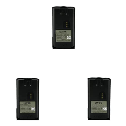 Harris XG-100P (Unity) 2-Way Radio Replacement Batteries - 3 Pack Ni-CD 7.5V 1300mAh Compatible with Empire & Harris Radios - Long Lasting Power for Emergency Communication, Security & Outdoor Activities