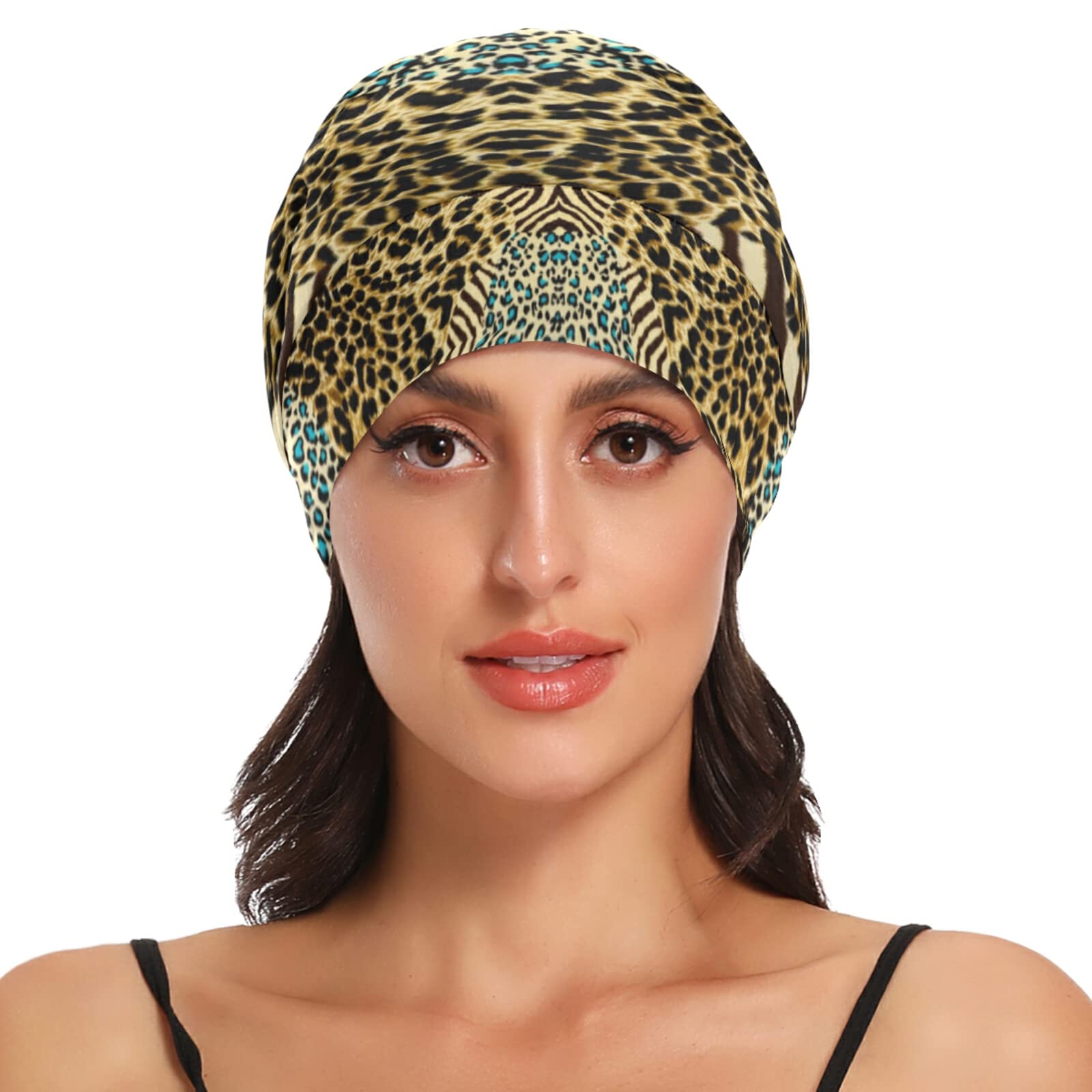 Slouchy Beanie Sleep Cap - Lightweight & Cozy Night Cap for Women & Men - Soft Knit Head Cover for Sleeping, Travel & Cold Weather