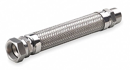 3/4 Inch Flexible Metal Hose - Corrosion Resistant, Durable Stainless Steel for Plumbing, Gas & Water Lines - Perfect for Home, Industrial & Automotive Use