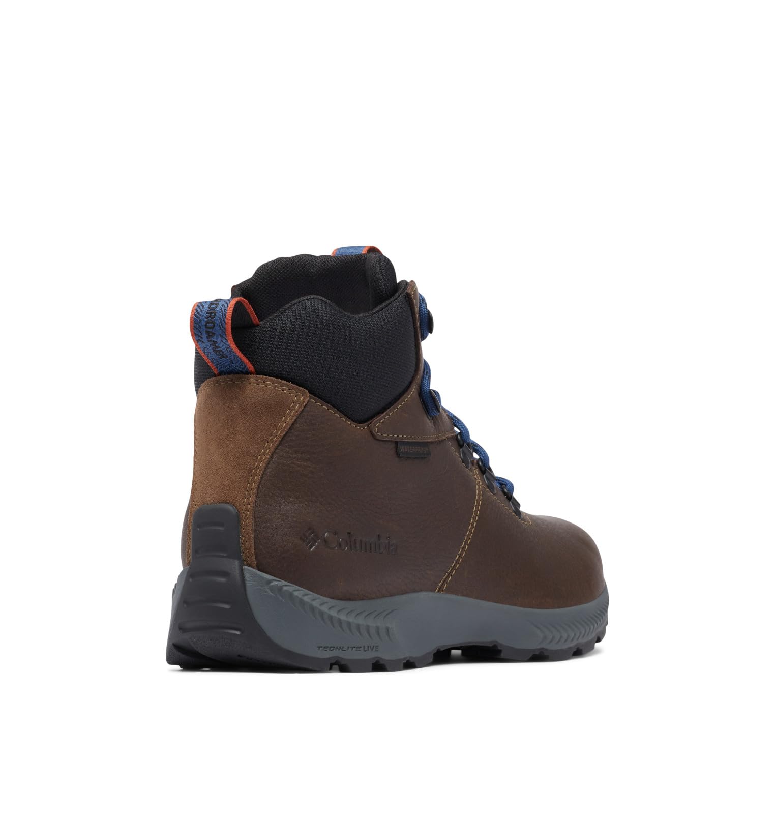 Columbia Men's Landroamer Explorer Waterproof Hiking Boots - 2024 Espresso II/Warp Red, Size 44.5 EU - Durable Outdoor Shoes for Trekking & Mountain Adventures