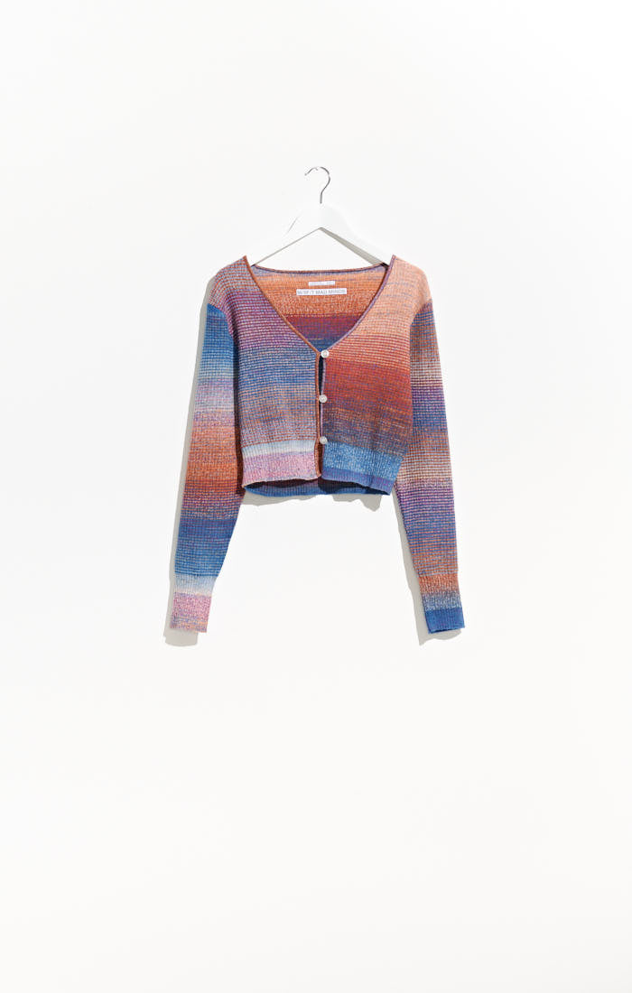 Misfit Pnoom Cropped Cardigan for Women - Soft Knit Open Front Sweater - Casual & Chic Fall Layering Piece for Date Night or Coffee Outings