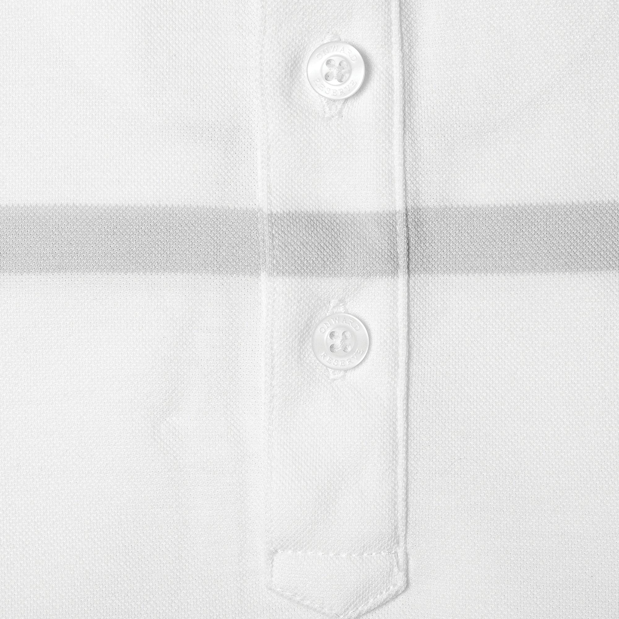 Vintage Retro Stripe Polo Shirt for Men - Classic Casual Button Down Collar Tee - Perfect for Golf, Office & Everyday Wear