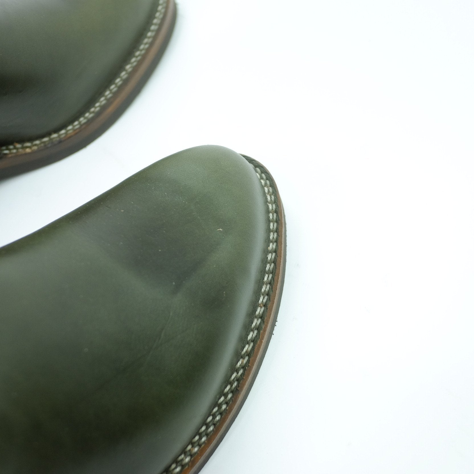Wesco Boots Morrison Olive Green Horween CXL Leather Work Boots - Durable & Stylish for Outdoor Work, Hiking & Casual Wear