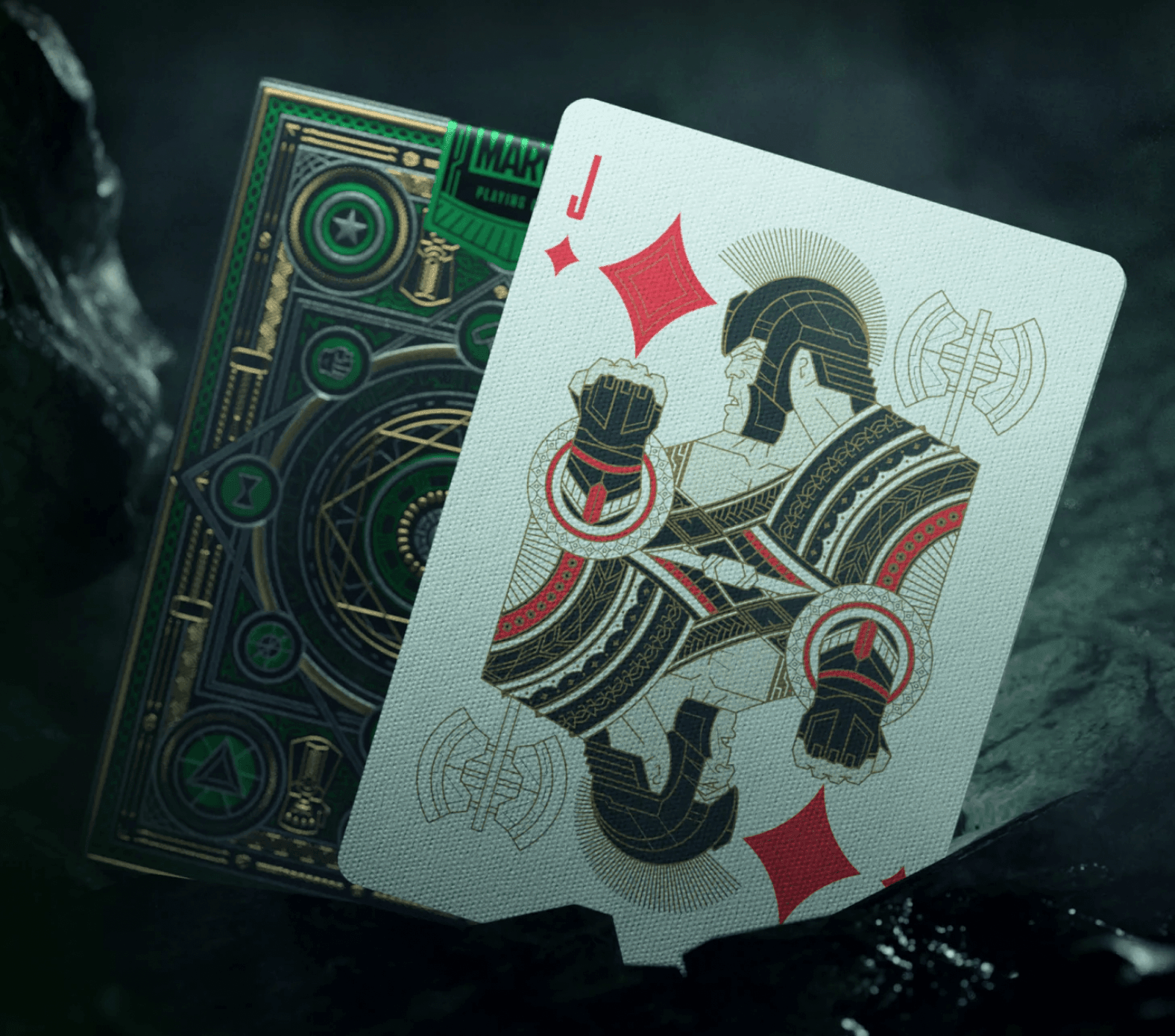 Marvel Avengers Playing Cards - Green Edition | Premium Superhero Card Game for Collectors & Game Nights | Perfect for Parties, Gifts & Family Fun