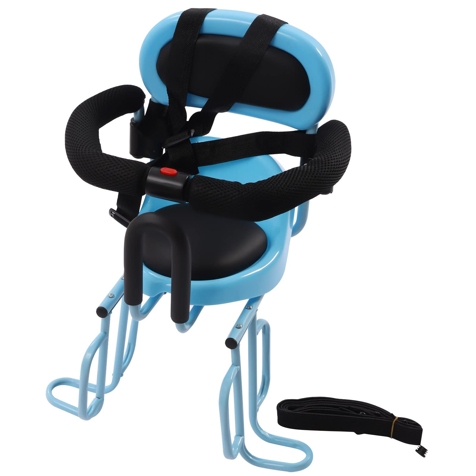**Rear Mounted Kids Bike Seat - Portable & Safe Child Bike Carrier with Cushion for Toddlers & Children | Perfect for Outdoor Family Cycling & Commuting**