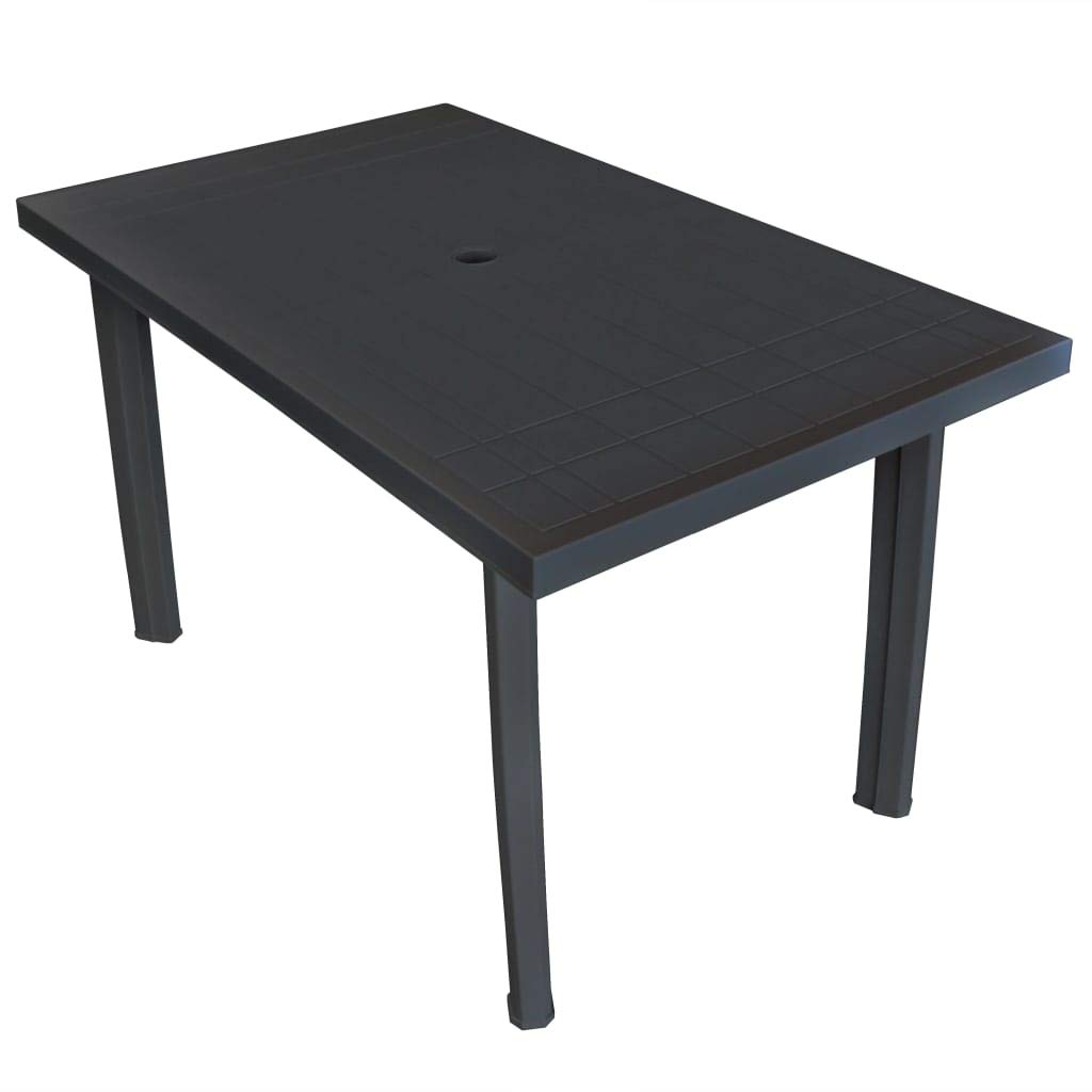 Outdoor Rectangle Dining Table - Weather-Resistant Garden Table for Backyard, Patio, Poolside - Perfect for BBQ Parties, Family Gatherings & Summer Entertaining