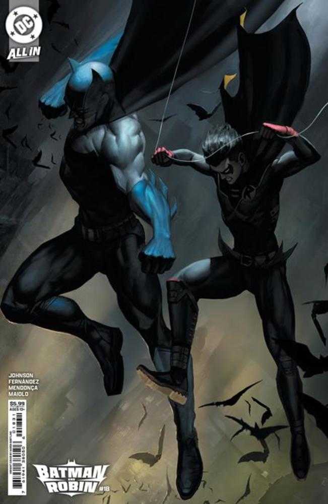 Batman And Robin #18 Cover C Aaron Bartling Variant - Comic Book Collectible Card Stock Edition for DC Fans & Collectors | Perfect for Display, Gifts & Comic Book Collections