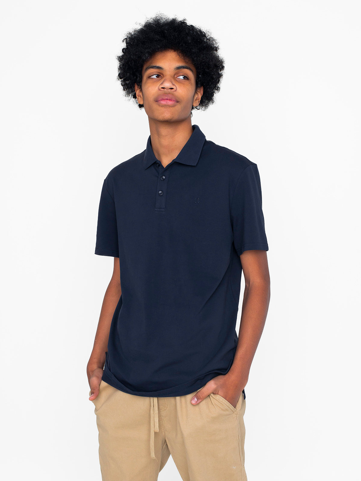 Premium Men's Classic Fit Polo Shirt - Soft Cotton, Breathable & Comfortable - Navy Blue - Casual Office Wear, Golf Outfits & Weekend Style