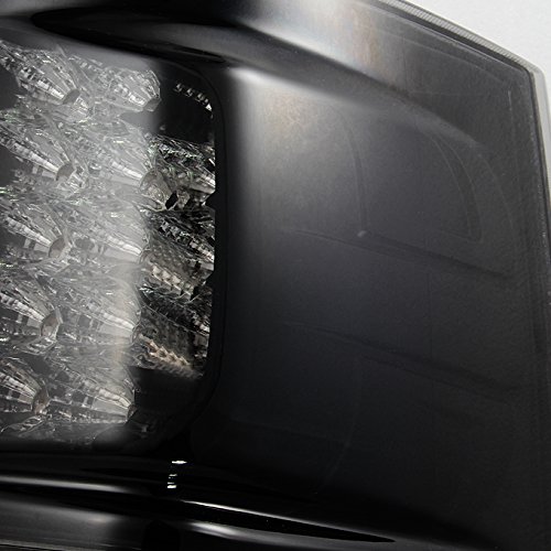 AKKON Black Smoked LED Tail Lights Replacement Pair for Chevy Suburban/Tahoe & GMC Yukon/Yukon XL SUV - Upgrade Your Vehicle's Style & Safety for Night Driving