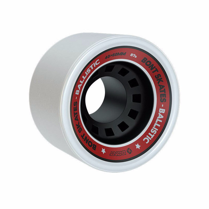 Bont Ballistic Quad Wheels - High-Performance Roller Skating Wheels for Speed & Durability - Perfect for Indoor & Outdoor Skating, Derby, and Rink Use