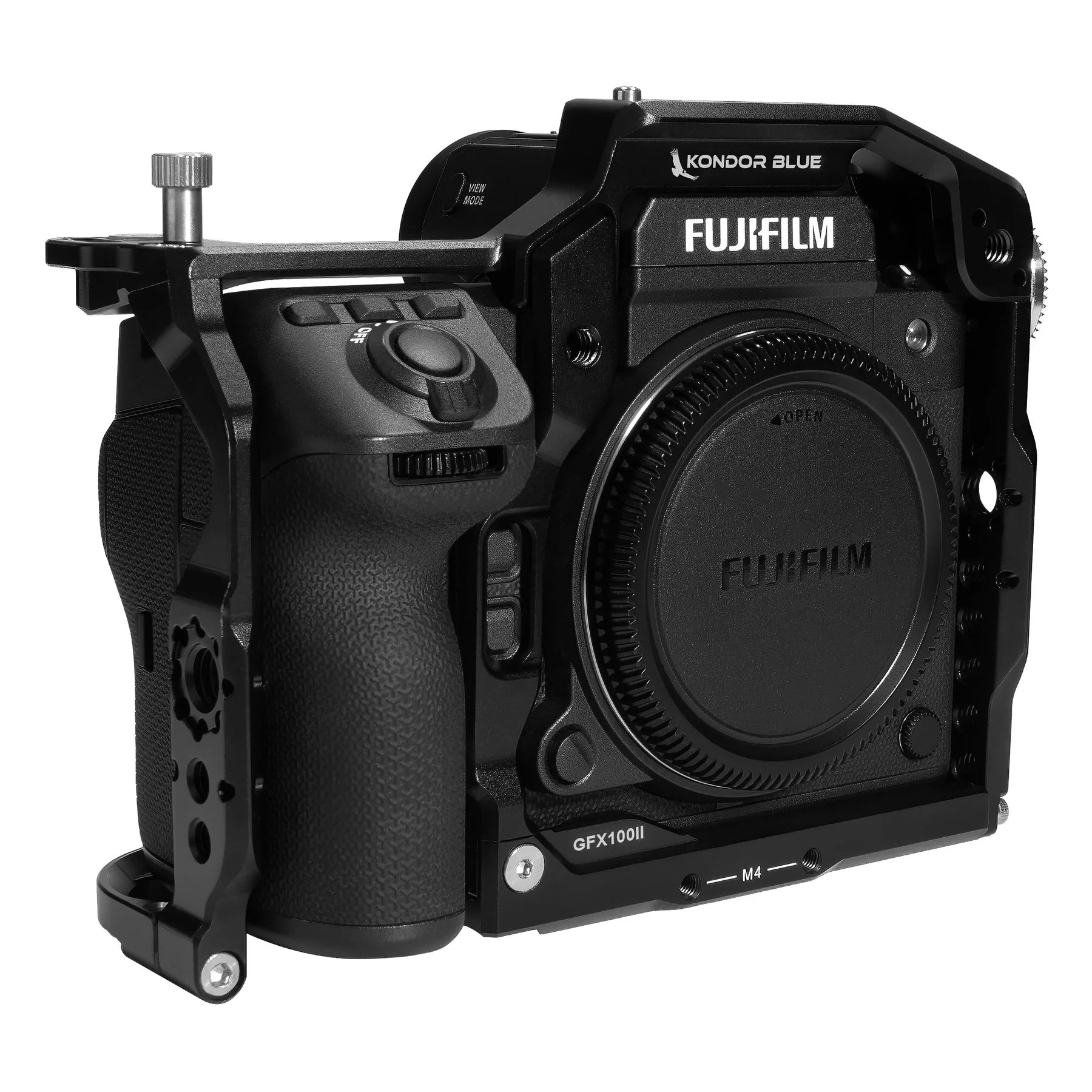Kondor Blue Fujifilm GFX100 II Camera Cage - Durable Aluminum Alloy Protection for Professional Photography & Videography | Perfect for Studio, Travel & Outdoor Shoots