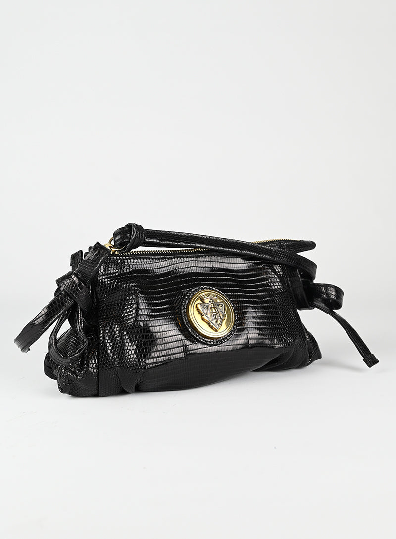 Luxury Gucci Black Lizard Leather Handbag for Women - Perfect for Evening Parties, Business Meetings & Fashion Events