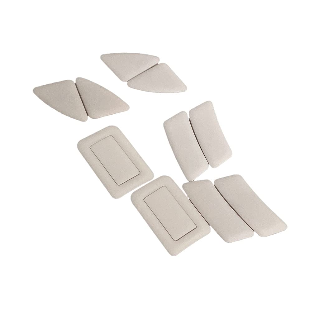 2 Sets Tiger Gaming Mouse Feet Skates for Razer Viper Ultimate Wireless Mouse - White PTFE Glides with Curved Edge Design | Smooth Tracking for Gaming, Office & Daily Use
