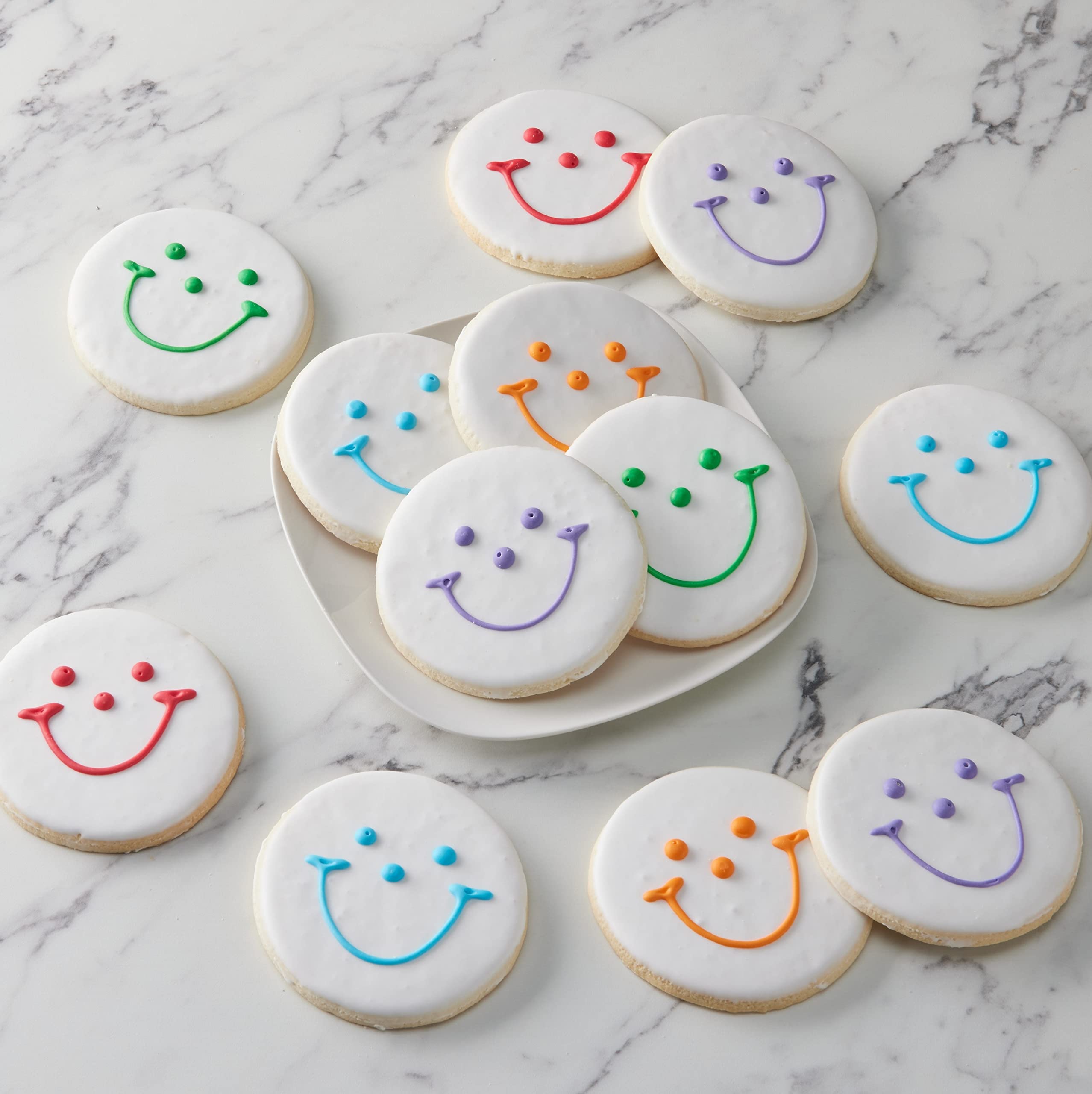 50-Pack Nut-Free Original Smiley® Face Cookies - Fun & Safe Treats for Birthday Parties, School Events & Holiday Celebrations