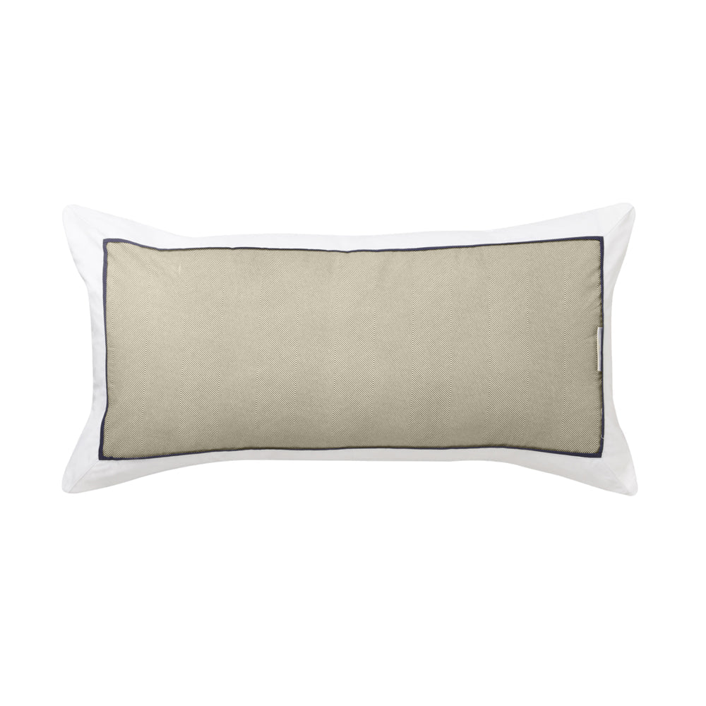 Essex Olive Green Long Filled Couch Cushion - Soft Decorative Throw Pillow for Sofa, Bed & Home Decor