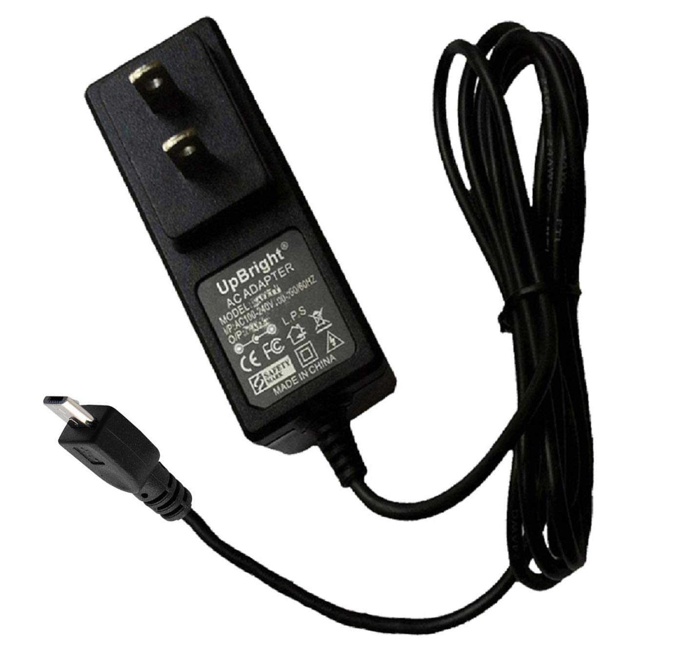 UpBright 5V 1A USB AC/DC Adapter for meShare Mini WiFi Camera ZH-IXY2J MS003C - 1080P Wireless Security Cam with Two-Way Audio - Compatible with MS003C-2 MS003C2 ZM-PS0001US - Power Supply Charger for Home & Office Surveillance