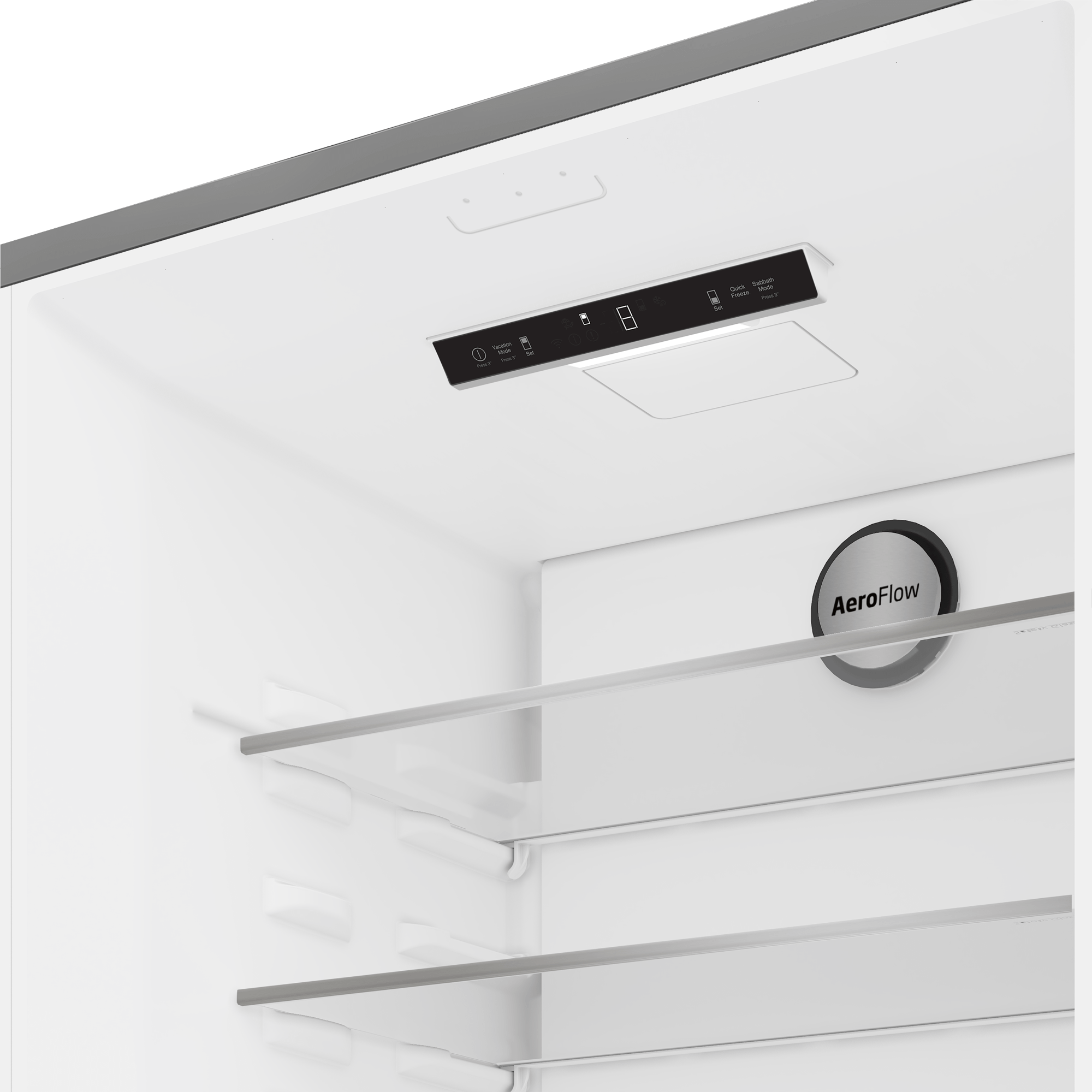 Beko BFBF30216SS 30-Inch Bottom Freezer Refrigerator - Energy Efficient Stainless Steel French Door Fridge for Kitchen, Home & Office Use