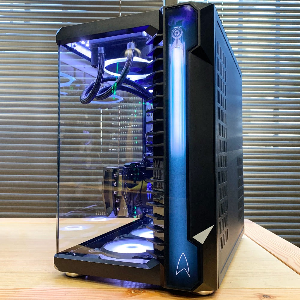 Geek Machine™ Star Trek Edition PC Gaming Case (BLACK) - Perfect for Sci-Fi Fans & Custom Gaming Rigs - Ideal for Star Trek Themed Setups & Collector Displays