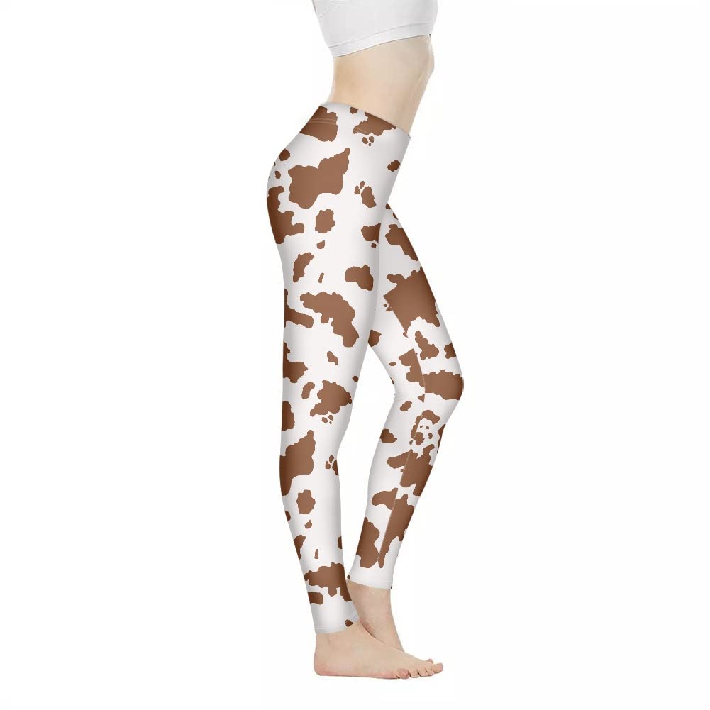 Women's High Waist Mermaid Yoga Pants - Fish Scale Print Tummy Control Workout Leggings | Stretchy Paisley Design for Yoga, Gym & Casual Wear