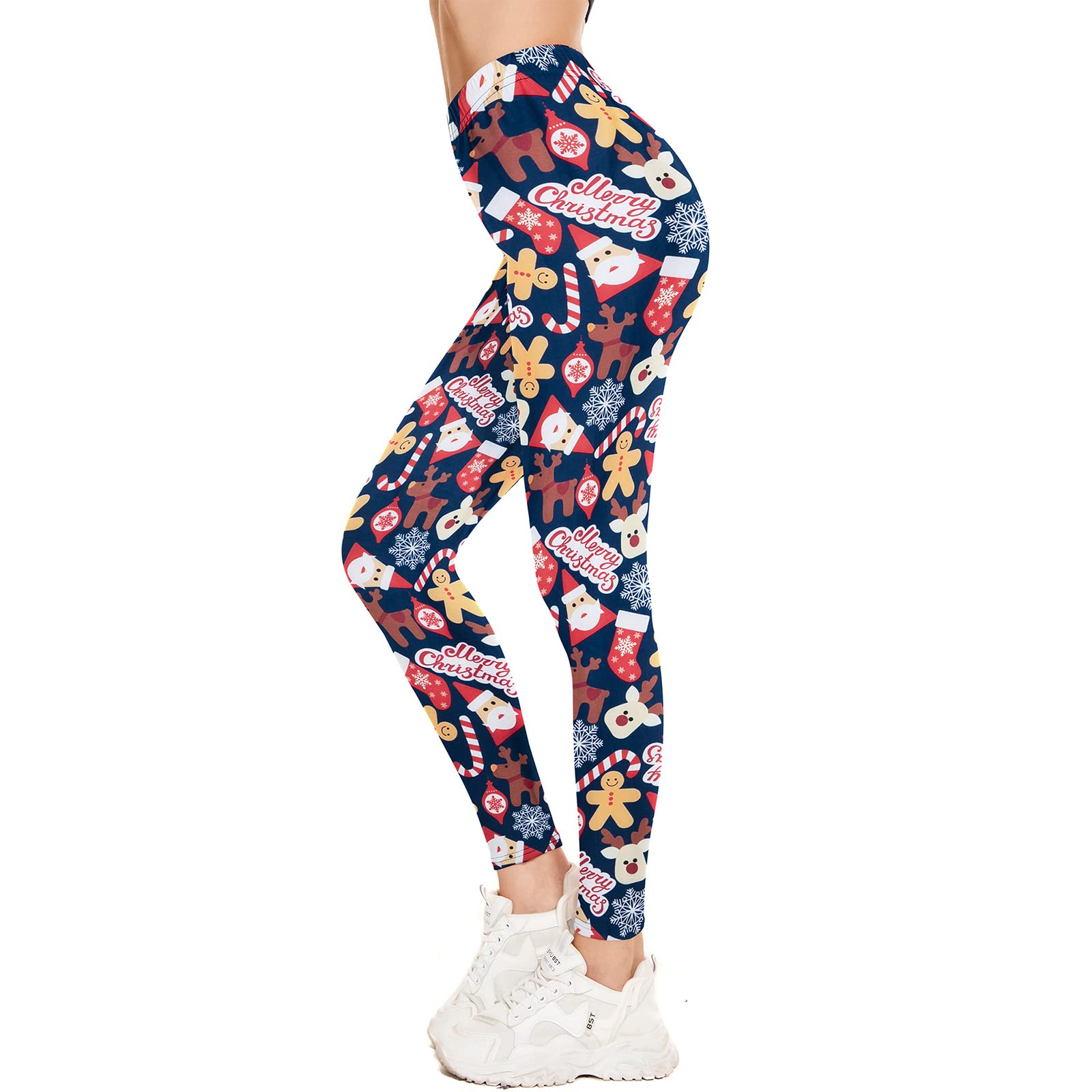 Funny Ugly Christmas Leggings for Women - High Waisted Holiday Pants with Festive Print | Perfect for Christmas Parties, Family Gatherings & Festive Outfits