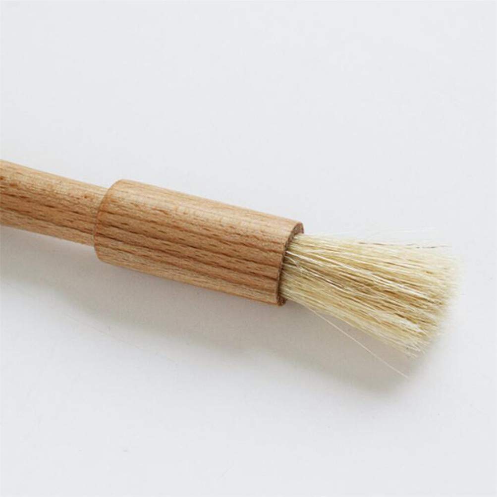 Wooden Handle Pastry Brushes for Baking, BBQ, Cooking & Marinade - Perfect for Cake Decorating, Grilling, and Kitchen Use