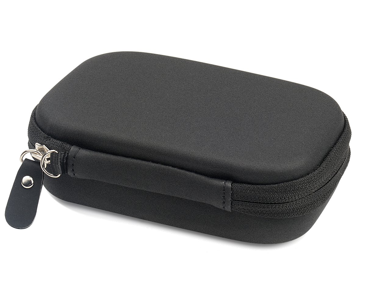 Matte Black HP Sprocket Portable Photo Printer Case - Compatible with Polaroid ZIP, Lifeprint Photo & Video Printers - Protective Pouch for Printer, Photo Paper & Cables - Perfect for Travel, Parties & Home Use