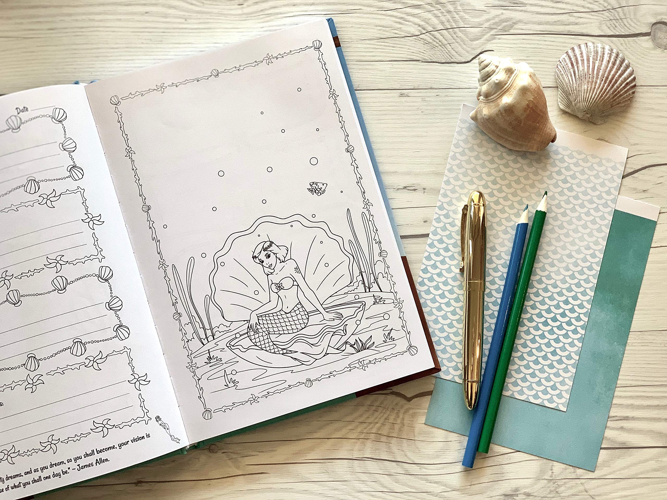 The Thankful Mermaid: I Am Unstoppable - Inspirational Mermaid Gifts for Women, Motivational Quote Book for Self-Confidence & Empowerment - Perfect for Birthday Gifts, Graduation Presents & Daily Encouragement