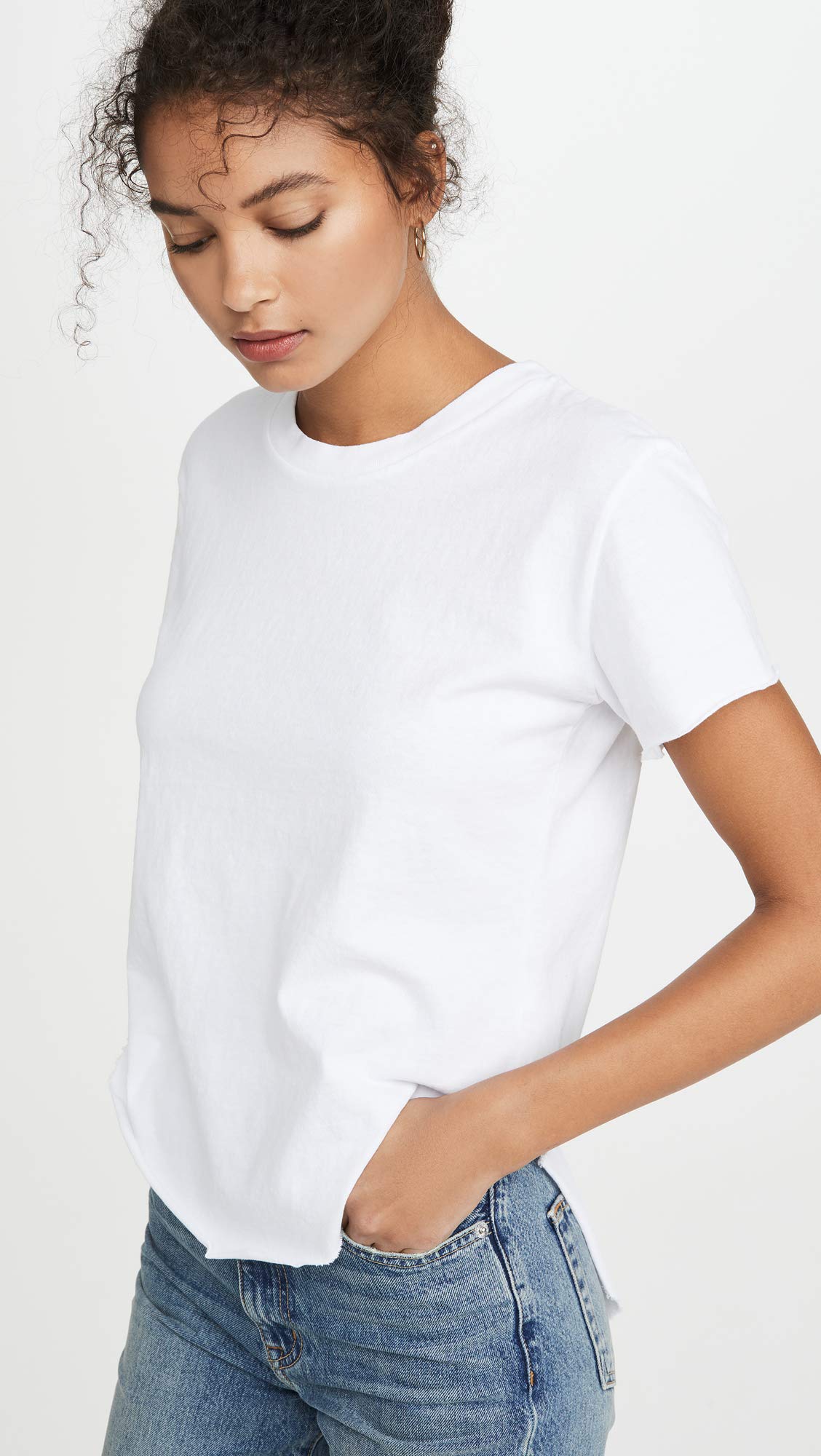Frank & Eileen Women's Vintage Cotton T-Shirt - Soft Retro Style Casual Tee for Everyday Wear, Weekend Outfits & Layering