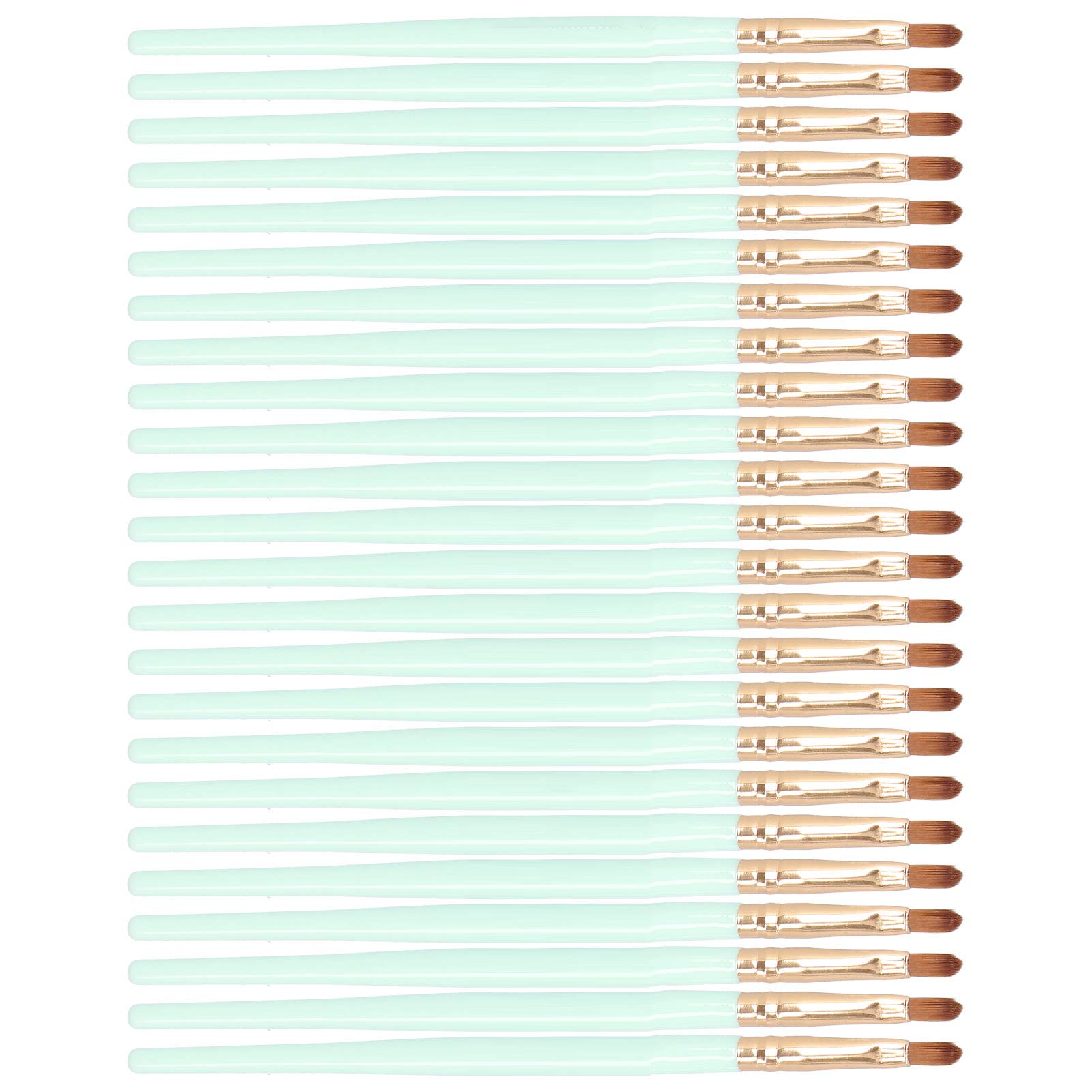 24pcs Portable Lip Brush Set - Reusable Lip Gloss Wands & Lipstick Applicator Makeup Brushes for Precise Application | Perfect for Home Use, Travel Makeup Kit & Gift Giving