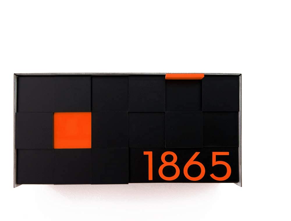 Modern Wall Mounted Mailbox with 3D Black Acrylic Face & Aluminum (ACP) Black Body - Orange Acrylic Numbers - Custom Postbox Letterbox - Perfect for Homes, Offices & Apartments