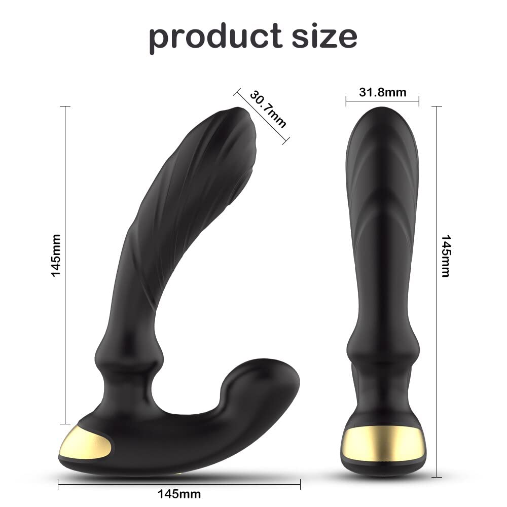 Remote Control Prostate Massager for Men - Powerful Vibrating Anal Plug with Thumping Sensation, Wireless Adult Toy for Couples & Solo Play - Perfect for G-Spot Stimulation & Enhanced Pleasure