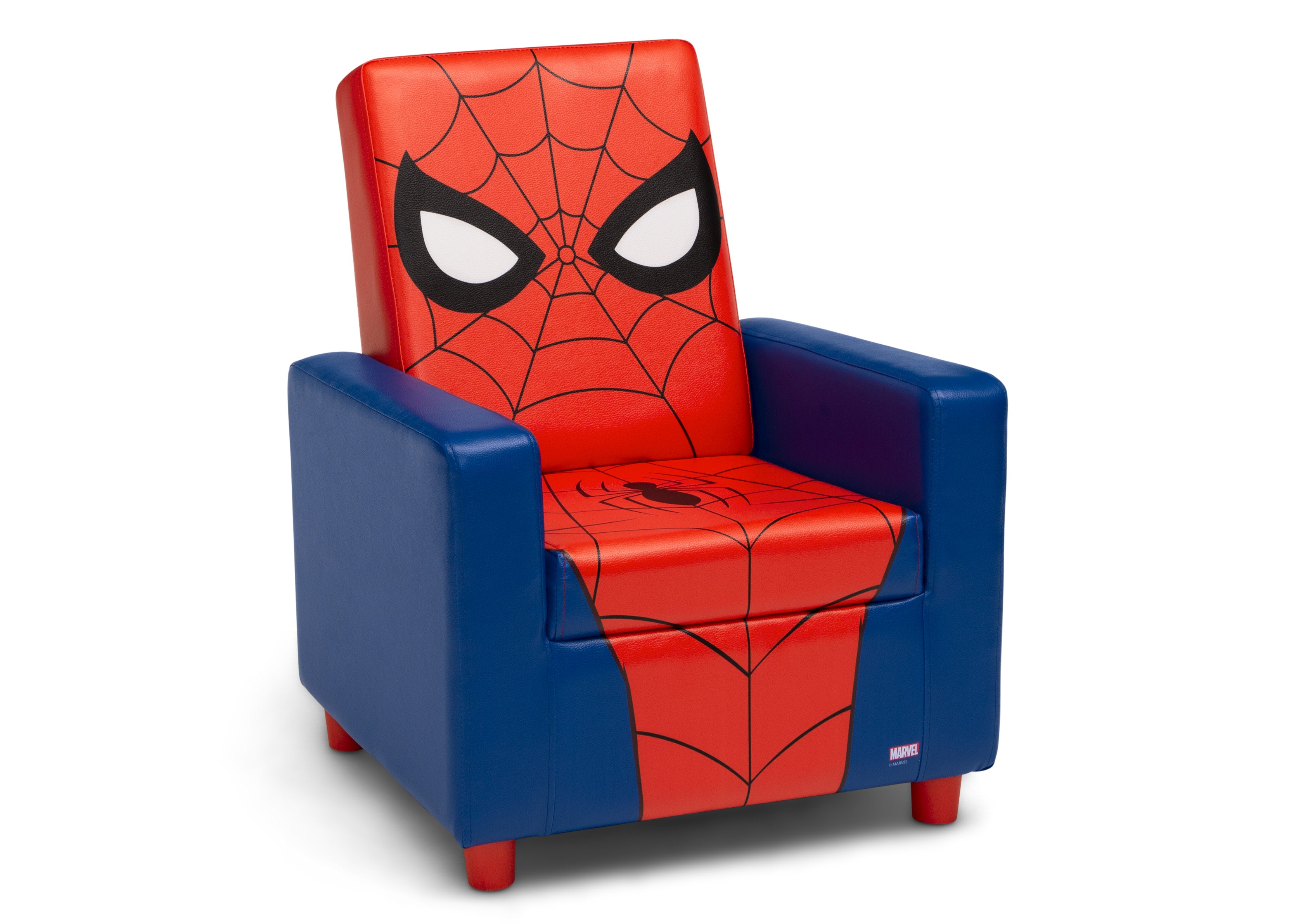 Spider-Man High Back Upholstered Gaming Chair for Adults - Ergonomic Office Desk Chair with Lumbar Support - Perfect for Gaming, Working & Home Theater Seating